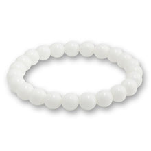 Load image into Gallery viewer, Trendy Men Black Lava Natural Stone Bracelet Charm Women Turquoises Transparent White Bead Strand Bracelets&amp;Bangles Yoga Jewelry